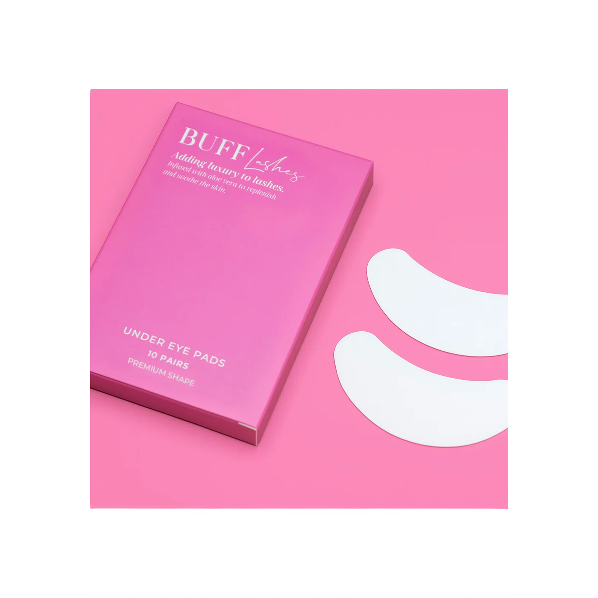 BUFF BROWZ | Adhesive Eye Pads Premium — Patches Adhésifs Aloe Vera 10 Paires