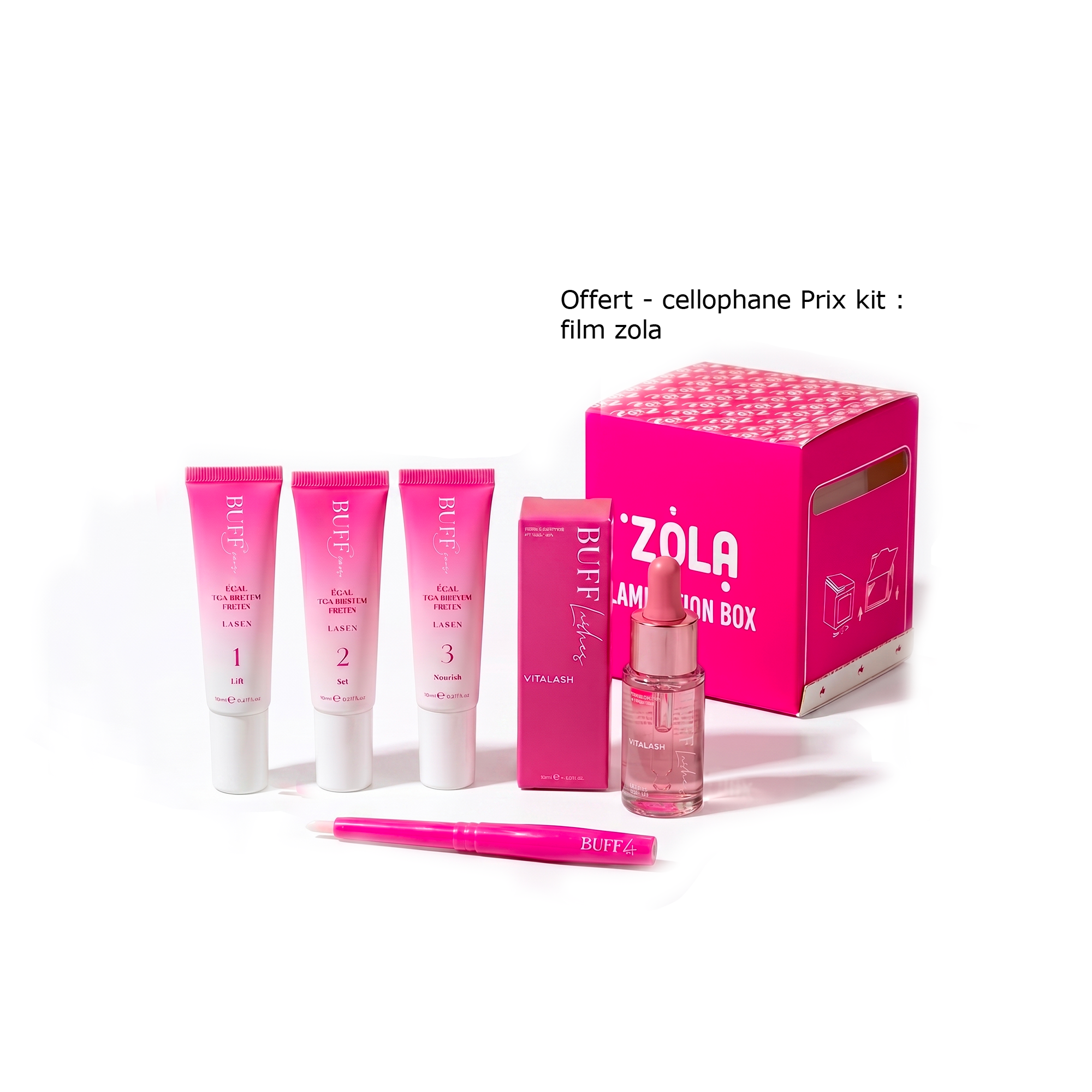 KIT BUFF BROW | Dual TGA System — Brow Lamination + Lash Lift 2-en-1 (-19%)