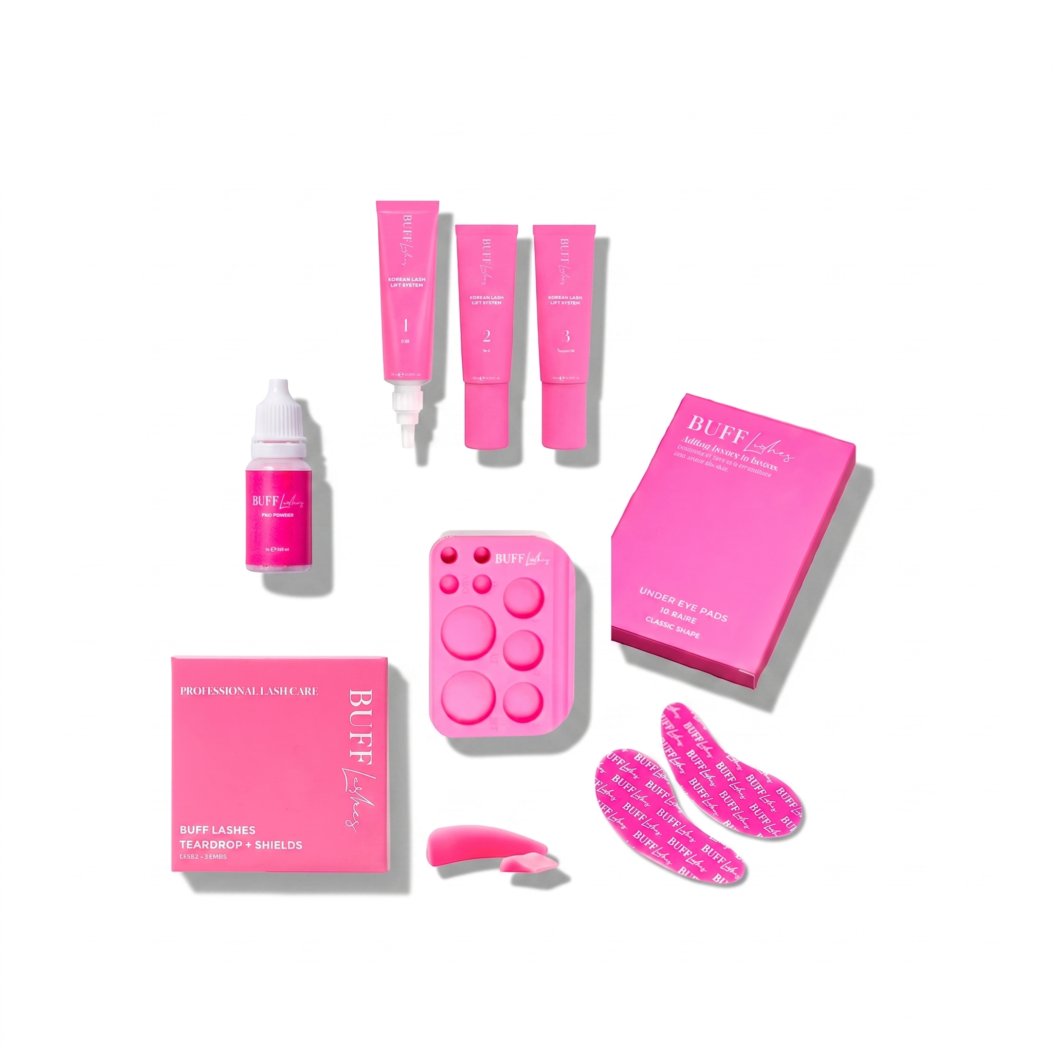 KIT BUFF BROW | Full Korean Lash Lift System — 7 Produits Essentiels (-24%)
