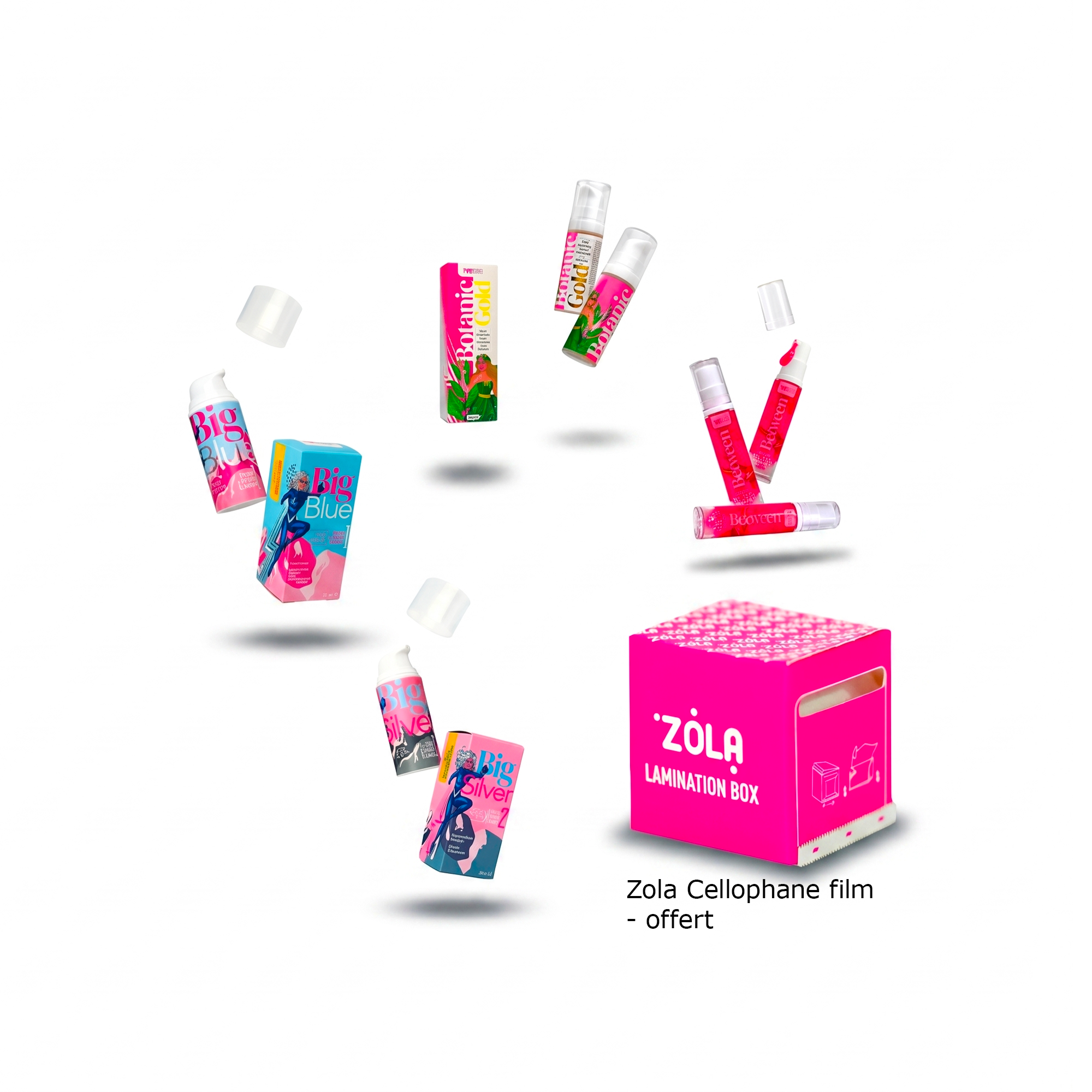 KIT PINK FLASH | Full Brow Lamination — Big Blue + Big Silver + Aftercare (-25%)