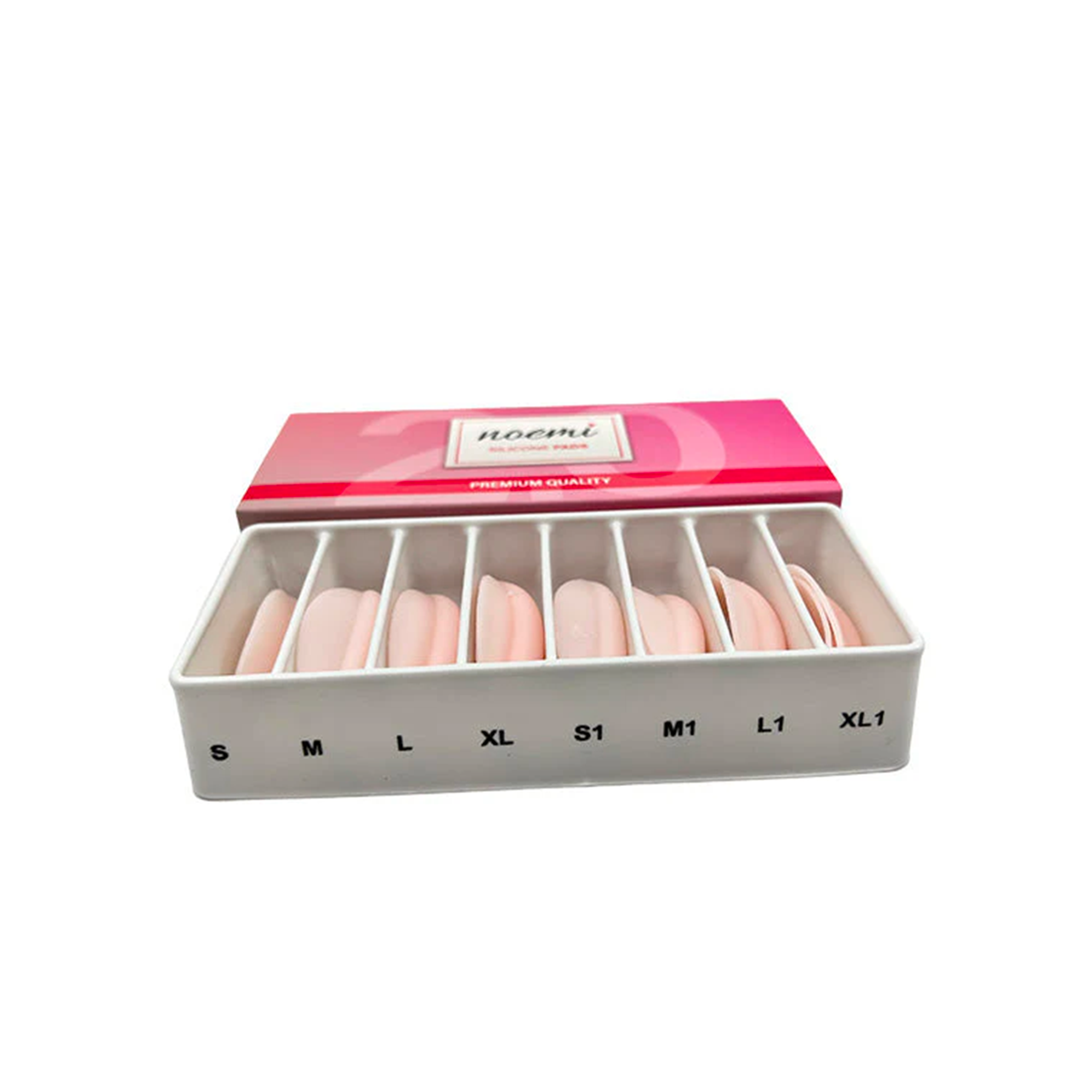 NOEMI | Silicone Curl & Lift Premium — Pads Lash Lift 8 Paires Mix