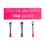 ZOLA Magic Brow Brushes – Set de 3 Pinceaux Sourcils