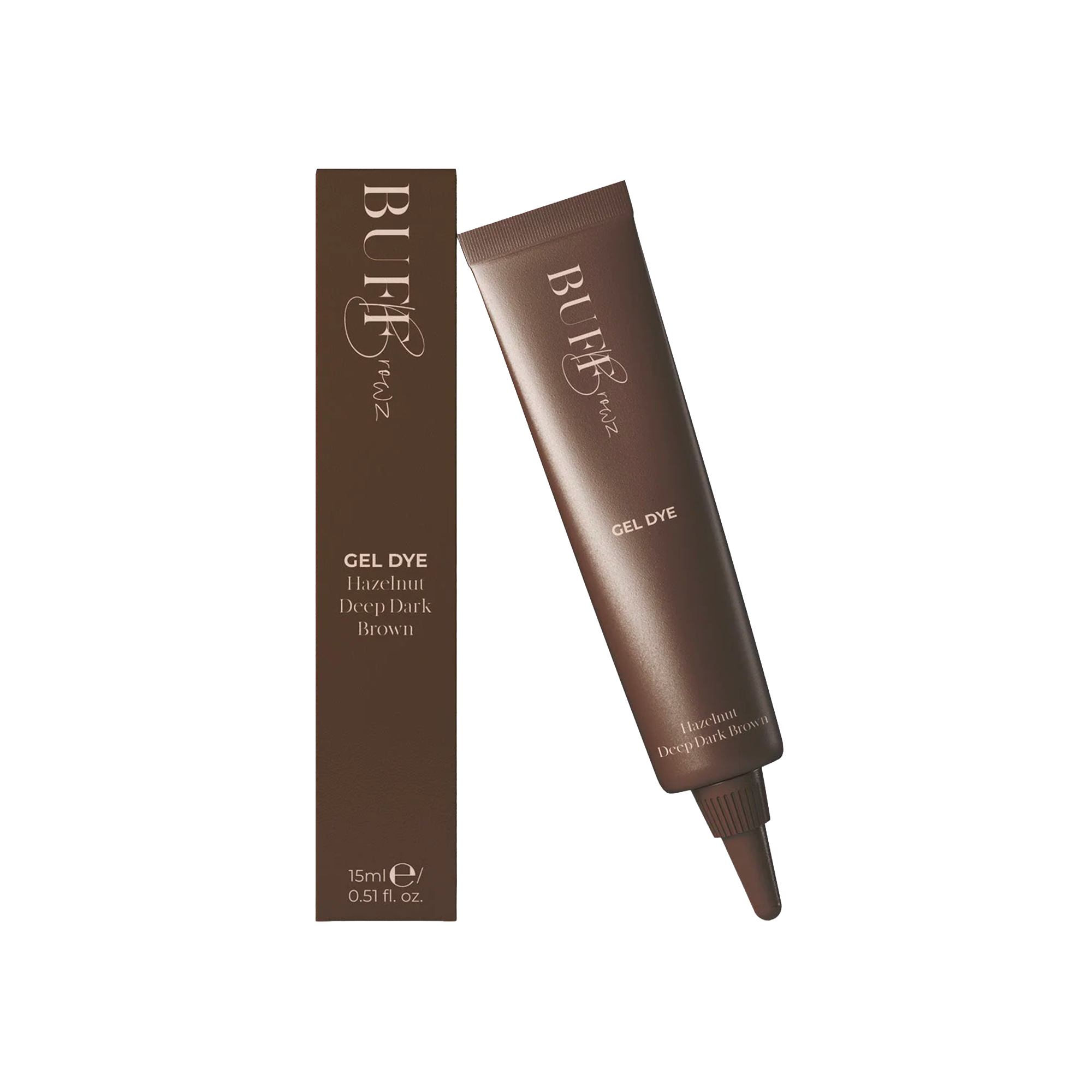 BUFF BROWZ | Hybrid Gel Tint 15ml — Teinture Hybride Sourcils Sans Henné (5 Teintes)