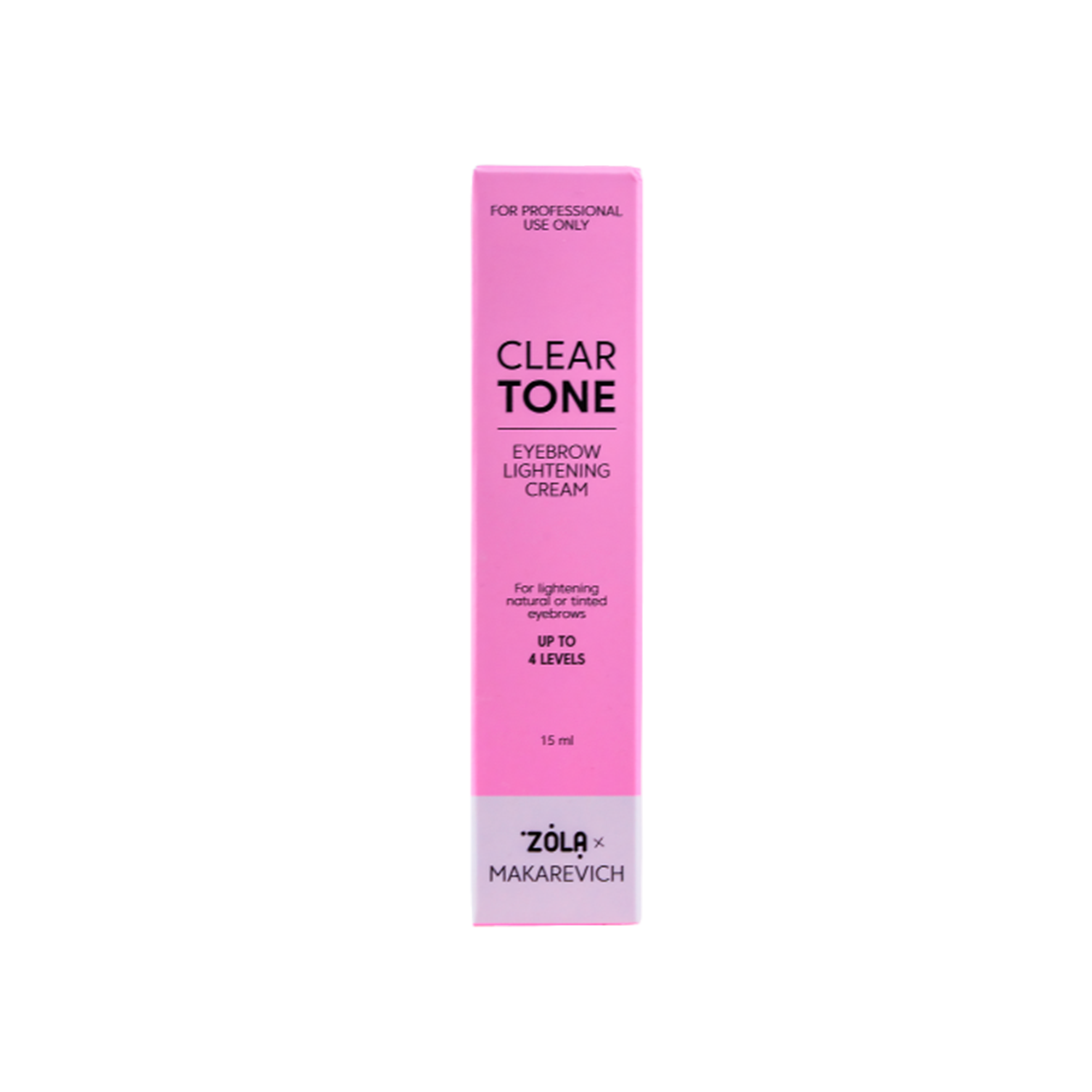 ZOLA X MAKAREVICH | CLEAR TONE - Crème Éclaircissante Sourcils Professionnelle (3-4 Tons)