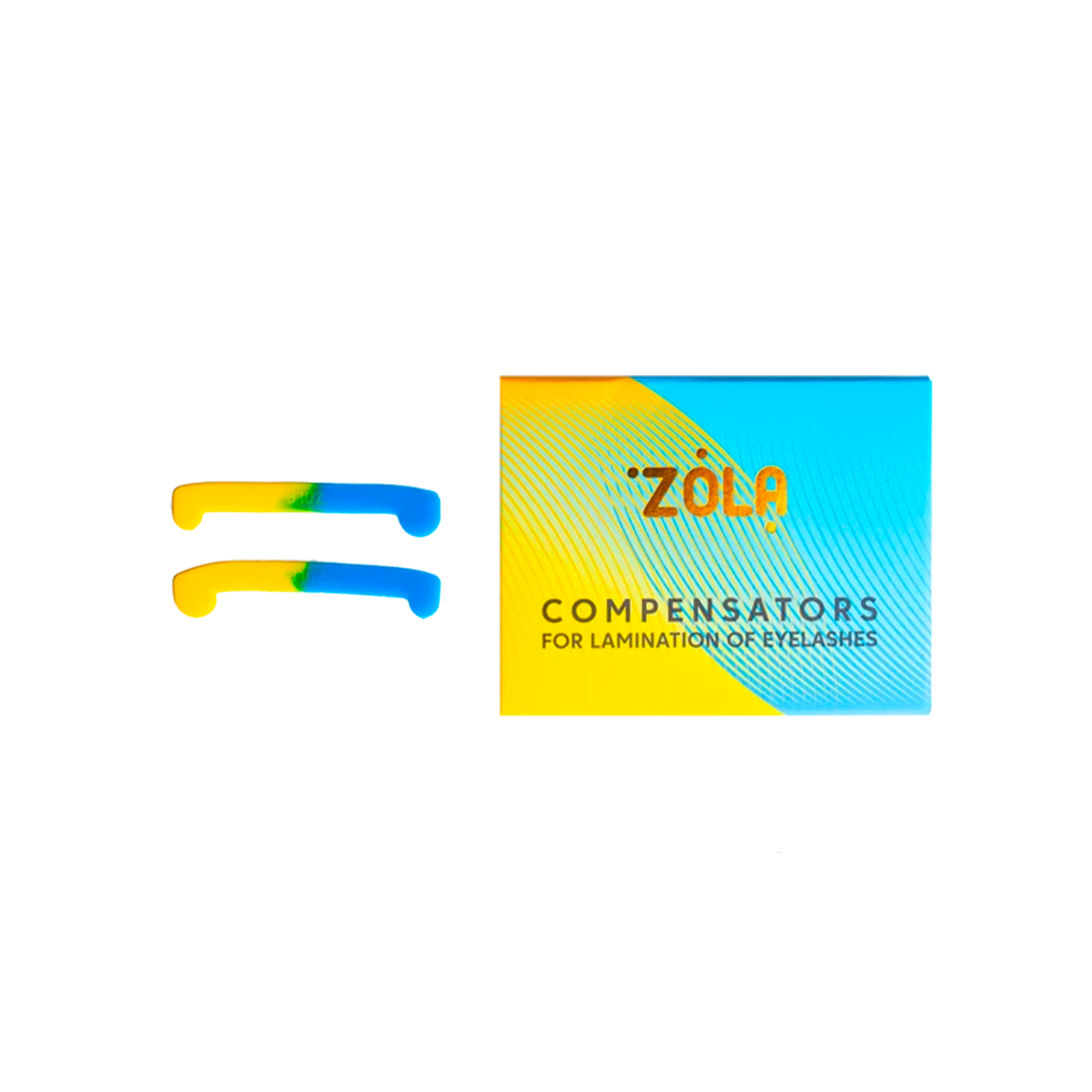 ZOLA × ANNA ROMASHENKO | Compensators Jaune & Bleu — Outils Lash Lift Pro