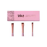 ZOLA | Magic Brow Brushes – Set de 3 Pinceaux Sourcils