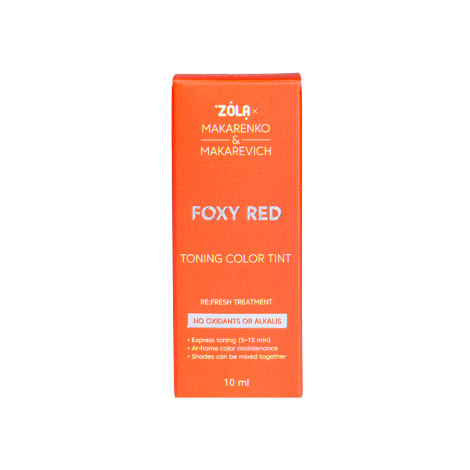 ZOLA X MAKARENKO X MAKAREVICH | Toning Color Tint FOXY RED - Masque Teintant Sourcils Tons Chauds et Cuivrés (10ml)