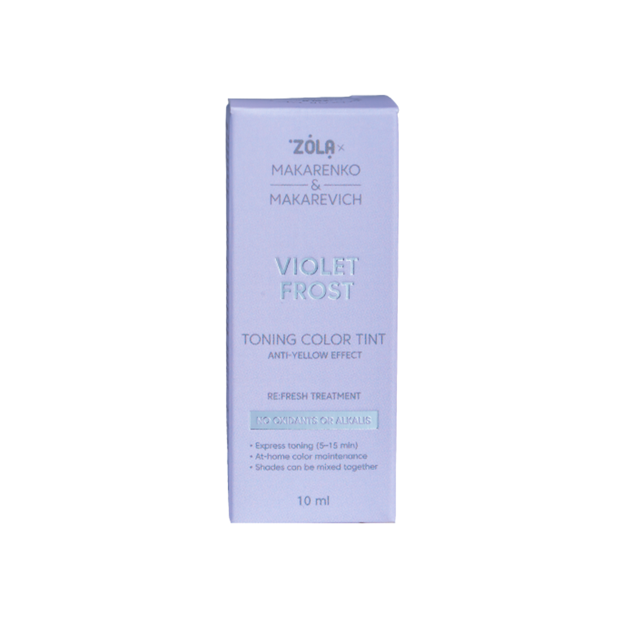 ZOLA x Makarenko x Makarevich | Toning Color Tint VIOLET FROST - Masque Teintant Sourcils Profond