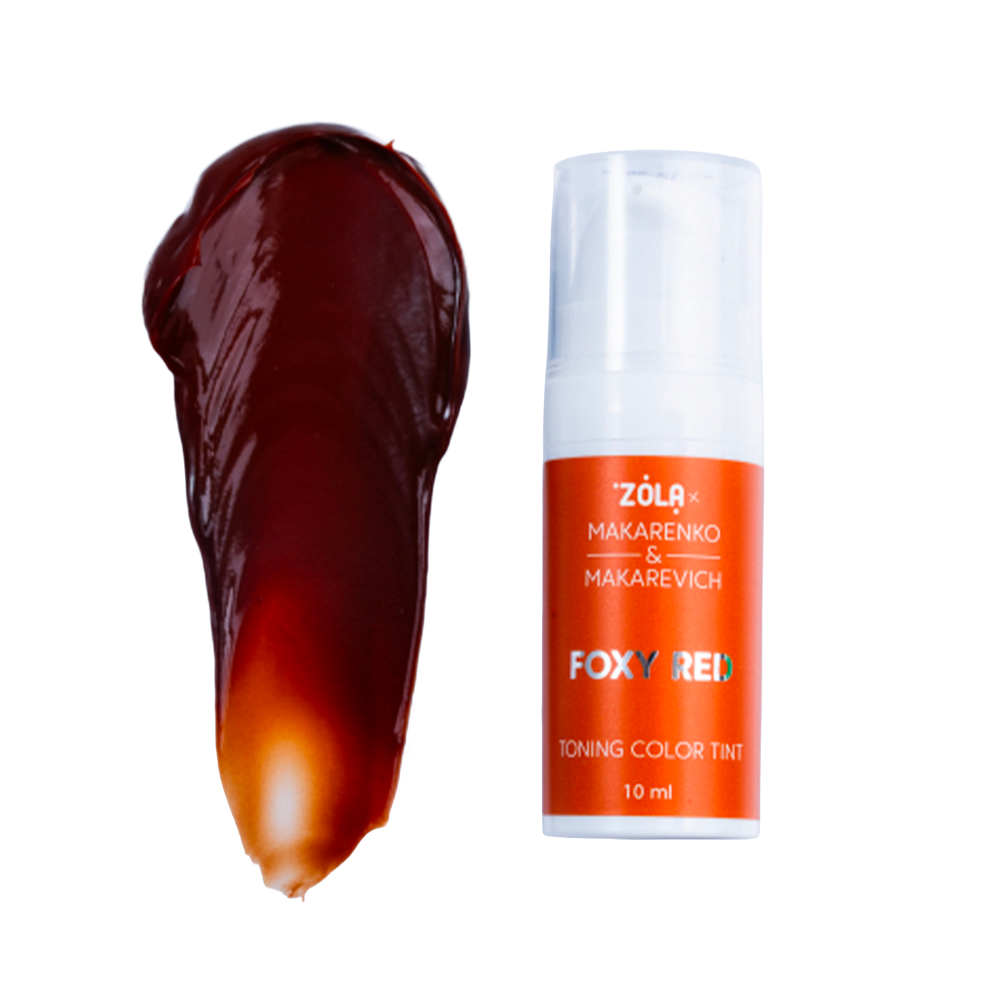 ZOLA X MAKARENKO X MAKAREVICH | Toning Color Tint FOXY RED - Masque Teintant Sourcils Tons Chauds et Cuivrés (10ml)