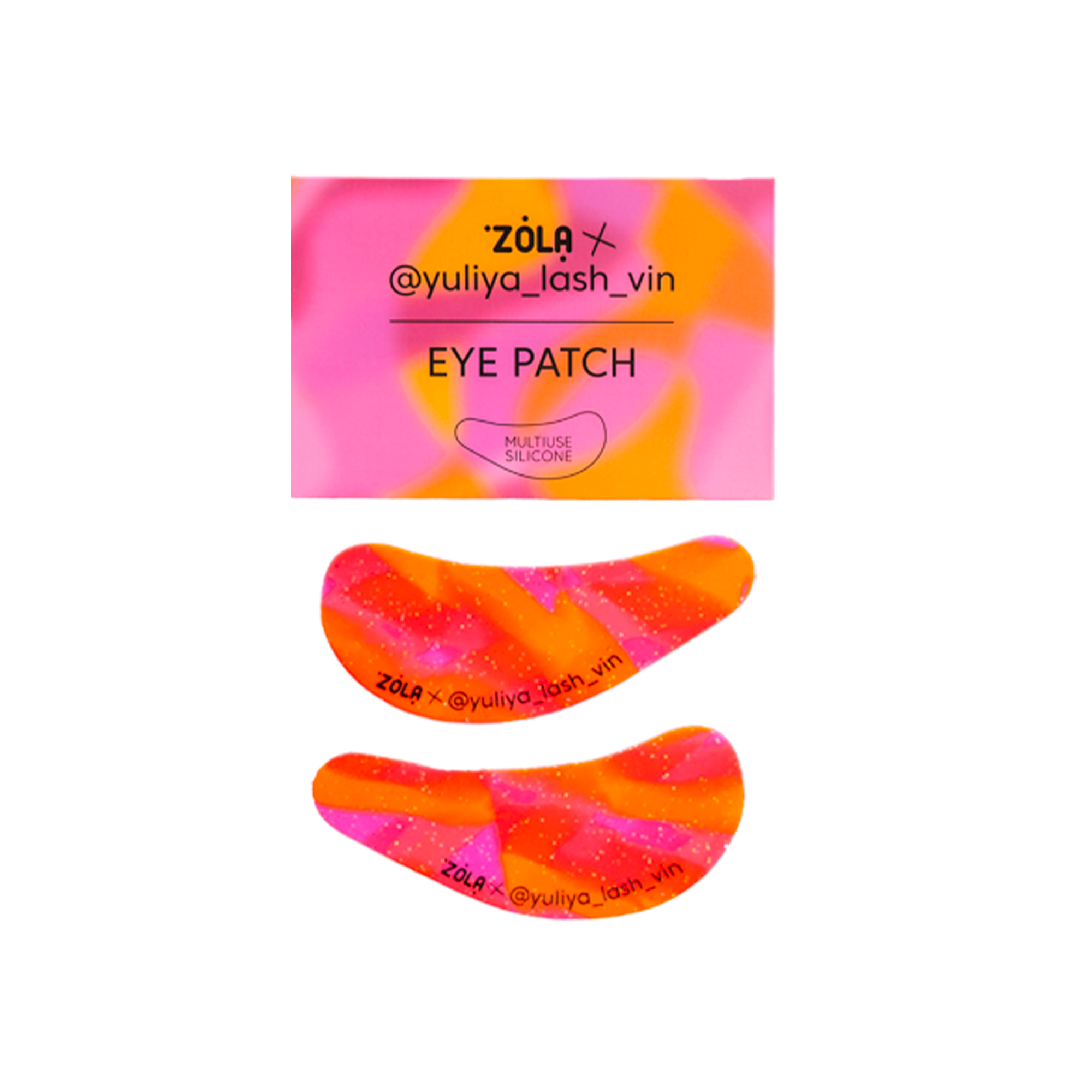 zola patch contour des yeux orange rose