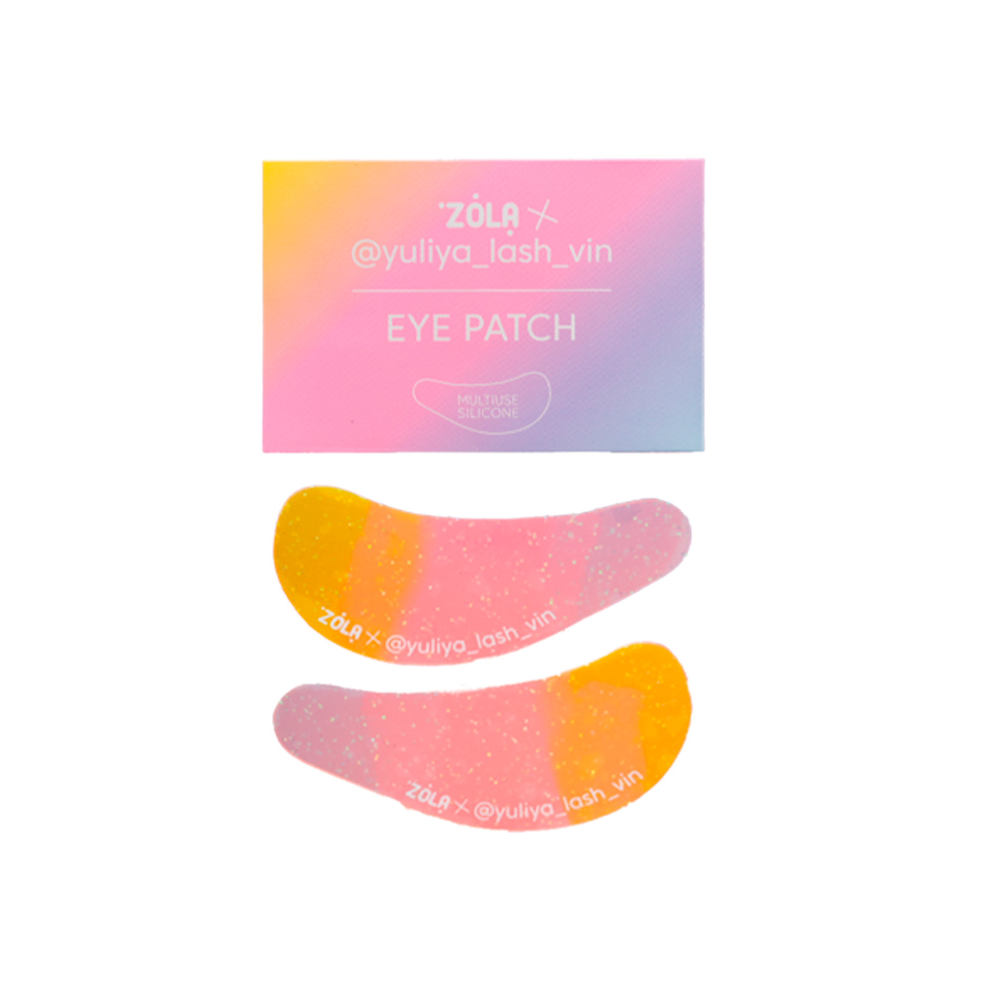 zola patch contour des yeux bleu rose